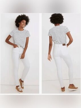 Madewell 10" high rise skinny jeans size 27